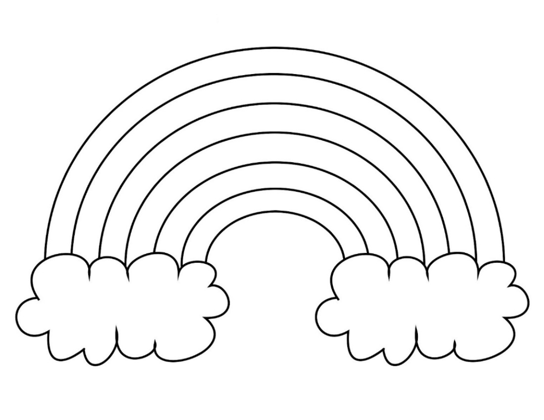 rainbow coloring pages 73211 - photo #1