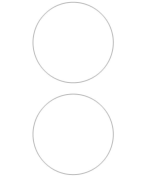 Free Printable Circle Templates Large and Small Stencils